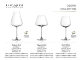 【香港品酒師協會設計】Lucaris Desire Robust Red 五旋紋紅酒杯套裝 (2隻)︱Robust Red Wine Glass (2pcs)