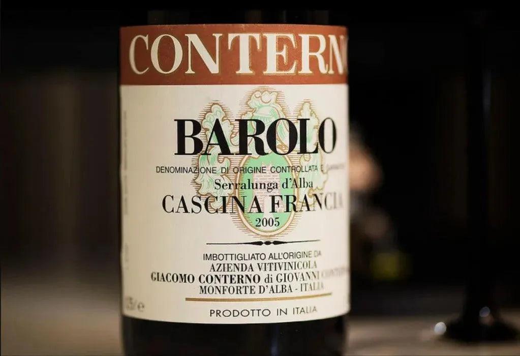 Giacomo Conterno Barolo Cascina Francia 凱西納弗朗西亞