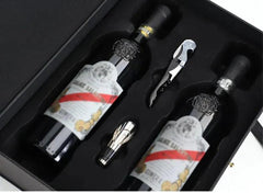 高貴腕帶式雙支皮酒盒︱Professional Wine Gift Box With Handles (Double)
