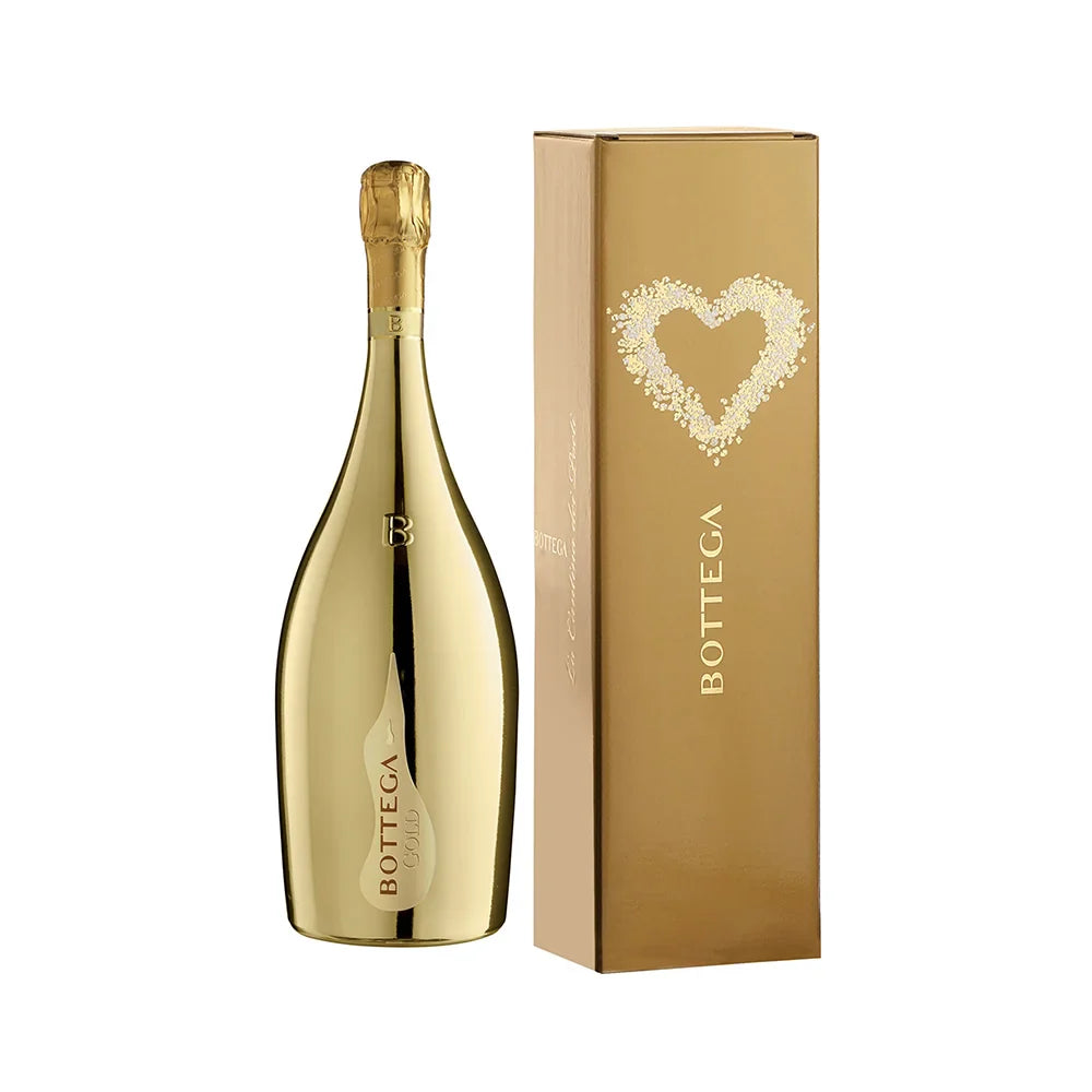 Bottega Gold Prosecco DOC Brut (中秋送禮優惠: 凡購買兩支 Bottega Gold Prosecco 1.5L 金樽氣泡酒，即贈送您一套精緻4支mini Bottega Gold的迷你禮盒裝)