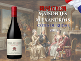 亞歷山大酒莊 隆河丘紅酒 ︱Maison Les Alexandrins Cotes du Rhone Rouge, 2019