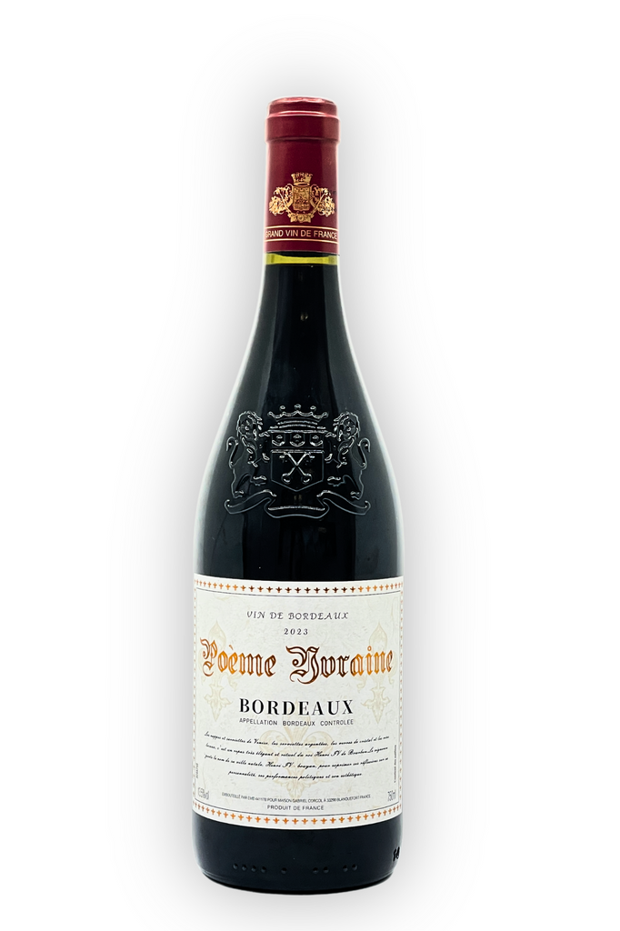 【波爾多詩】法國紅酒Poeme Yvraine Bordeaux 2023