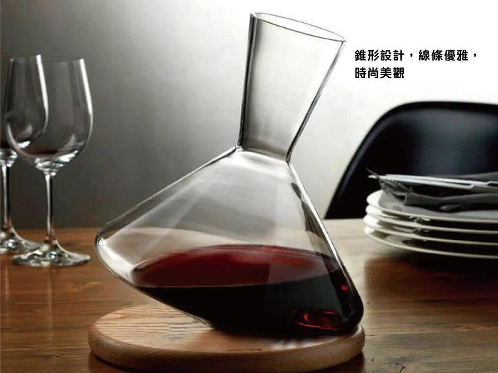 【高貴典雅】創意不倒翁玻璃醒酒器︱Tumbler Decanter - Wine Passions ITALY 頂級意大利酒